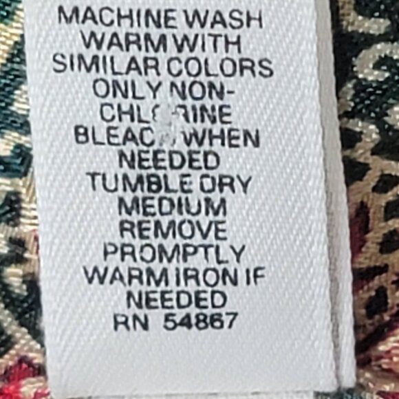 Victoria's Secret 90's Intimates Sleep Lounge Night Shirt Paisley Satin Size Sm - Picture 12 of 12